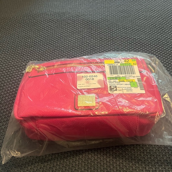 Juicy Couture Preppy Pink Good Sport CrossBody NWT barbiecore casual medium size - Picture 3 of 7